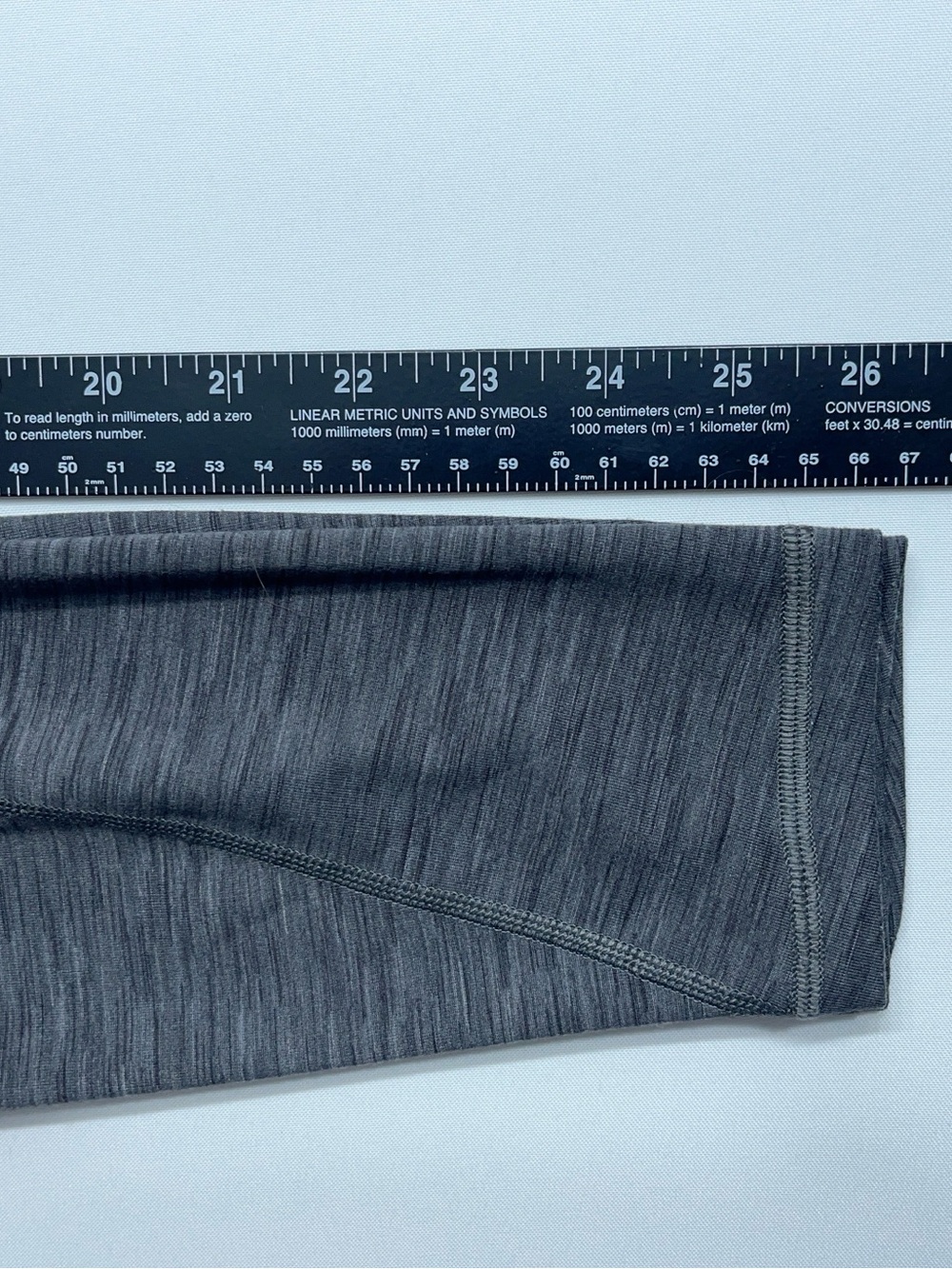 Patagonia Centered Crop Leggings Womens Size XS Heather Gray 26” Inseam - Picture 7 of 13